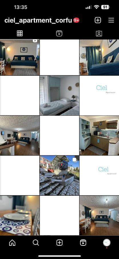 Ciel Apartment, 5 Minutes Walk From Ipsos Beach! Exterior foto